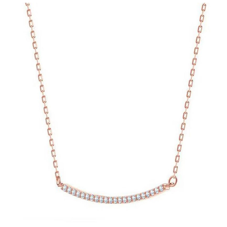 Monemel Swarovski Mavi Kalp  Kolye (Altın Kaplama) SEVGILIYE HEDIYE